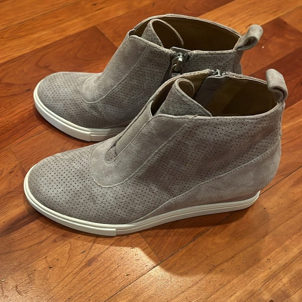 New Linea Paolo - Anna - Low Heel Designer Platform Wedge Sneaker Bootie - Picture 9 of 9